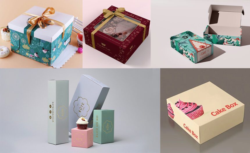 unique cake boxes